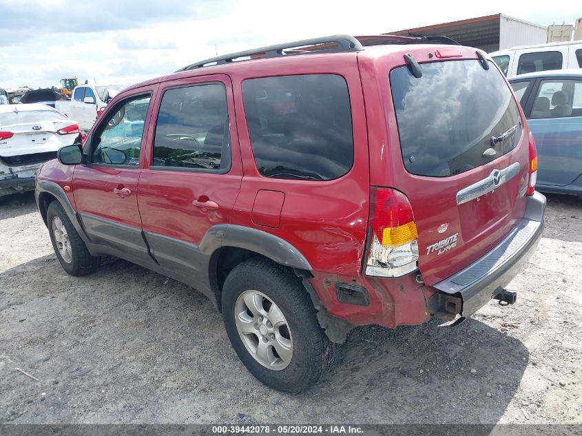 2003 Mazda Tribute Lx V6 VIN: 4F2CZ94143KM06611 Lot: 39442078