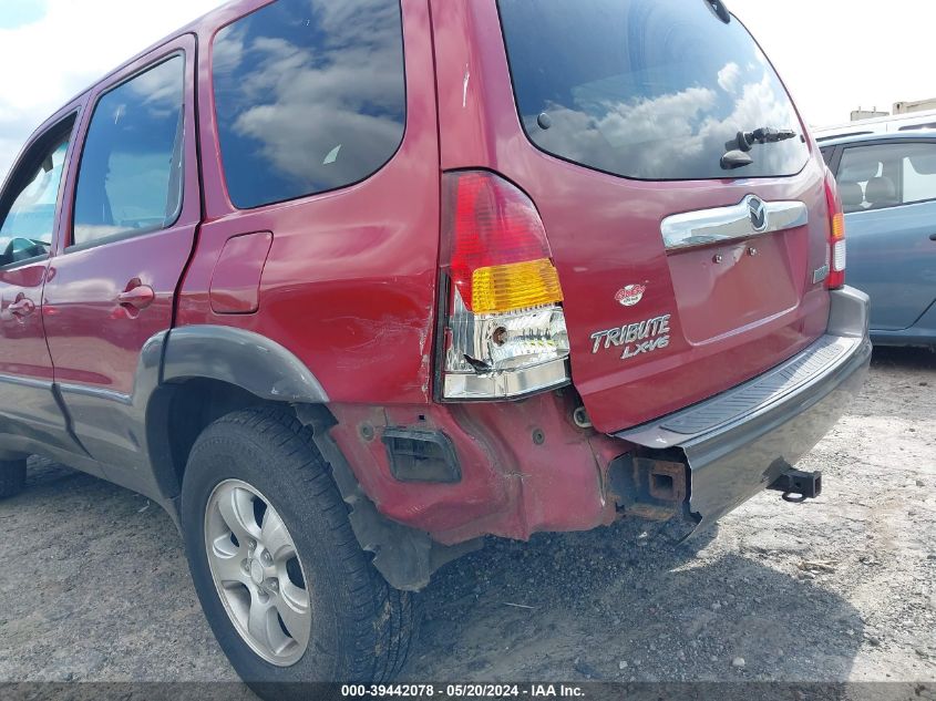 2003 Mazda Tribute Lx V6 VIN: 4F2CZ94143KM06611 Lot: 39442078