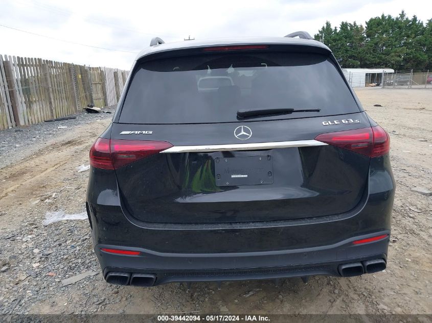 2024 Mercedes-Benz Amg Gle 63 S 4Matic+ VIN: 4JGFB8KB9RB194087 Lot: 39442094