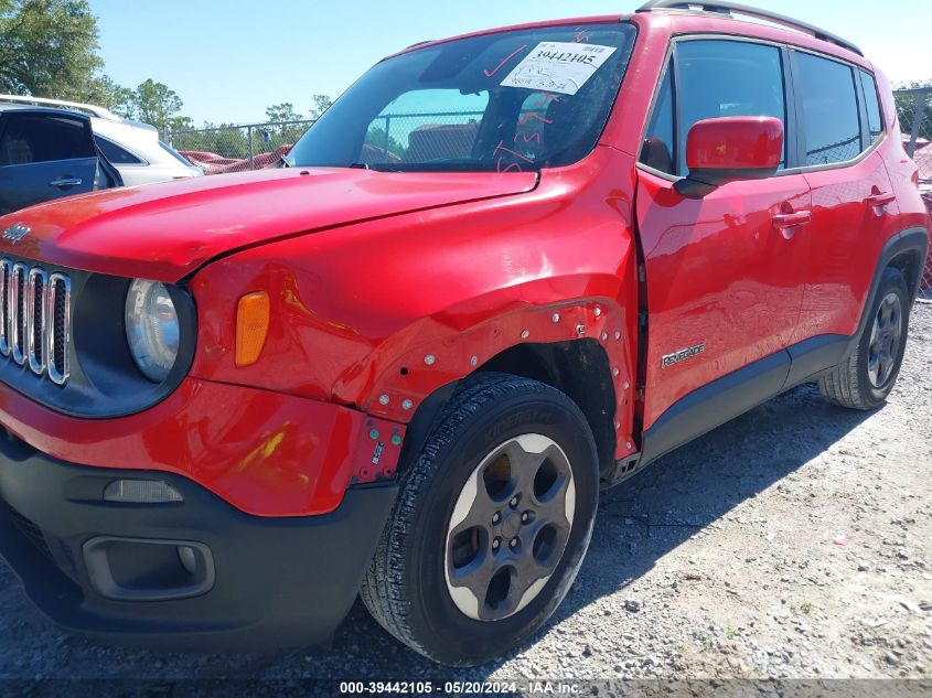 2016 Jeep Renegade Latitude VIN: ZACCJABW1GPC95244 Lot: 39442105