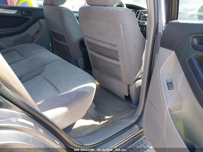 2005 Toyota 4Runner Sr5 V6 VIN: JTEBU14R550070222 Lot: 39442106