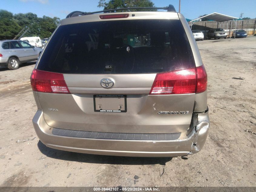 2004 Toyota Sienna Xle VIN: 5TDZA22C74S149936 Lot: 39442107