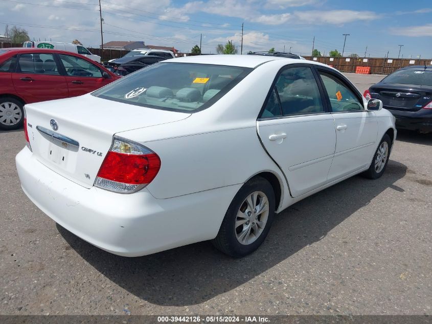 2005 Toyota Camry Le V6 VIN: 4T1BF30K25U092010 Lot: 39442126