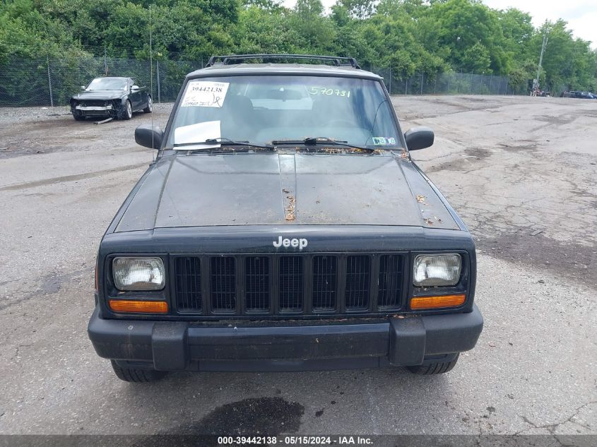 2001 Jeep Cherokee Sport VIN: 1J4FF48S41L570731 Lot: 39442138