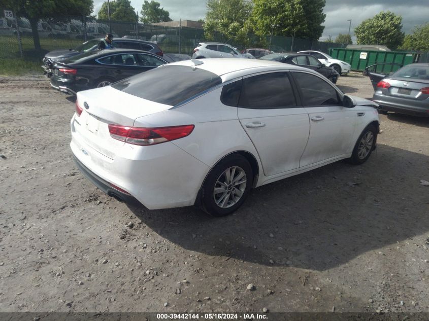 2016 Kia Optima Lx VIN: KNAGT4L33G5101238 Lot: 39442144