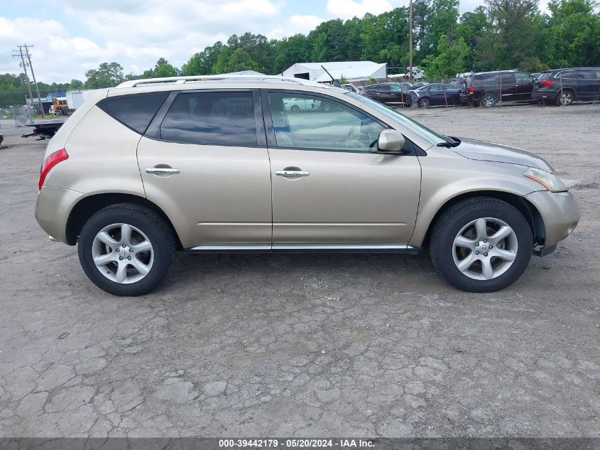 2006 Nissan Murano Se VIN: JN8AZ08W66W506316 Lot: 39442179