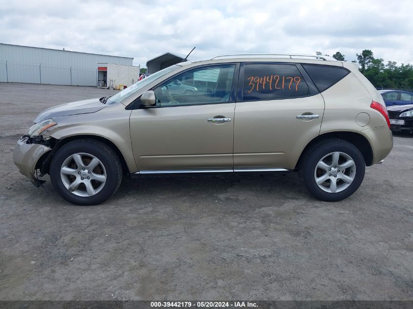 2006 Nissan Murano Se VIN: JN8AZ08W66W506316 Lot: 39442179