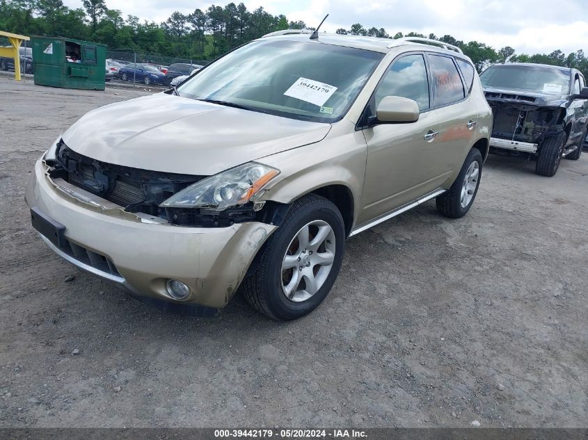 2006 Nissan Murano Se VIN: JN8AZ08W66W506316 Lot: 39442179