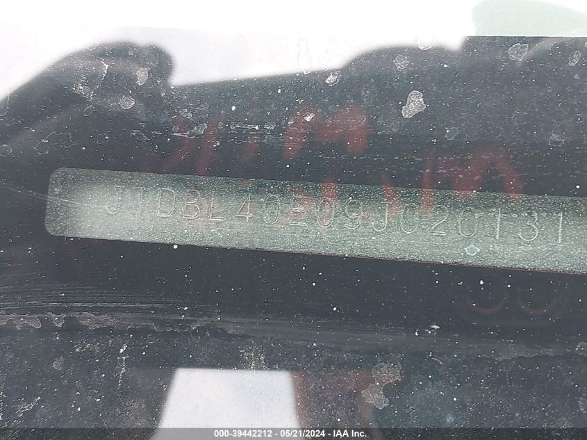 2009 Toyota Corolla Le VIN: JTDBL40E09J020131 Lot: 39442212