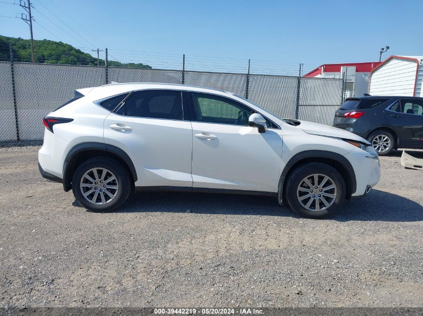 2016 Lexus Nx 200T VIN: JTJBARBZ3G2078287 Lot: 39442219