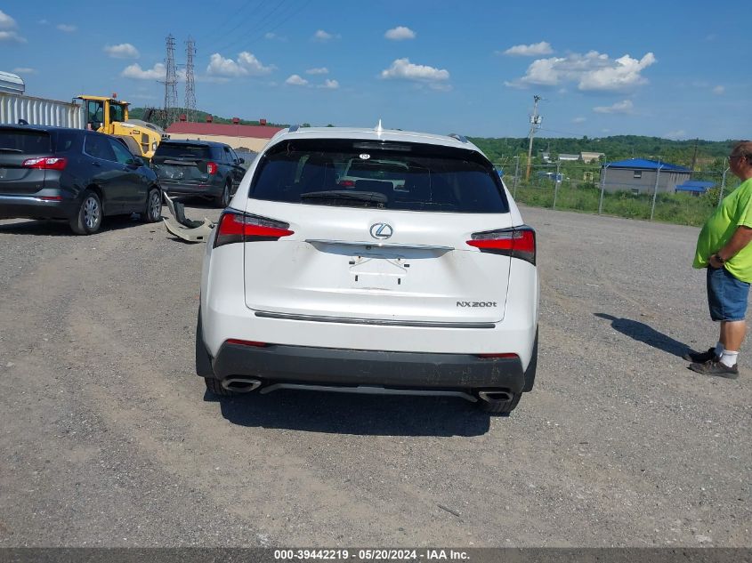 2016 Lexus Nx 200T VIN: JTJBARBZ3G2078287 Lot: 39442219