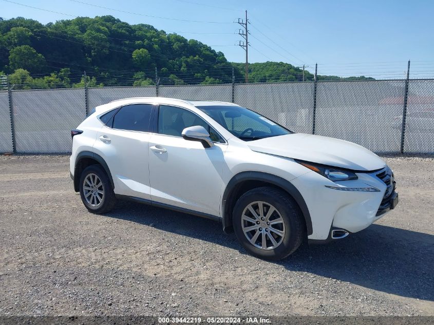 2016 Lexus Nx 200T VIN: JTJBARBZ3G2078287 Lot: 39442219