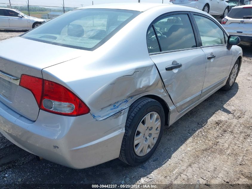 2009 Honda Civic Vp VIN: 2HGFA16389H329232 Lot: 39442237