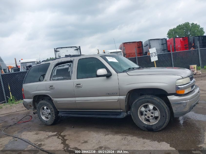 2001 Chevrolet Tahoe Lt VIN: 1GNEK13TX1R104589 Lot: 39442239