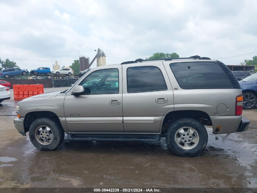 2001 Chevrolet Tahoe Lt VIN: 1GNEK13TX1R104589 Lot: 39442239