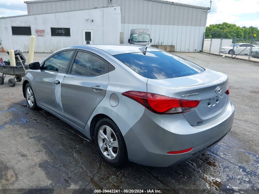 2015 Hyundai Elantra Se VIN: 5NPDH4AE1FH580253 Lot: 39442241