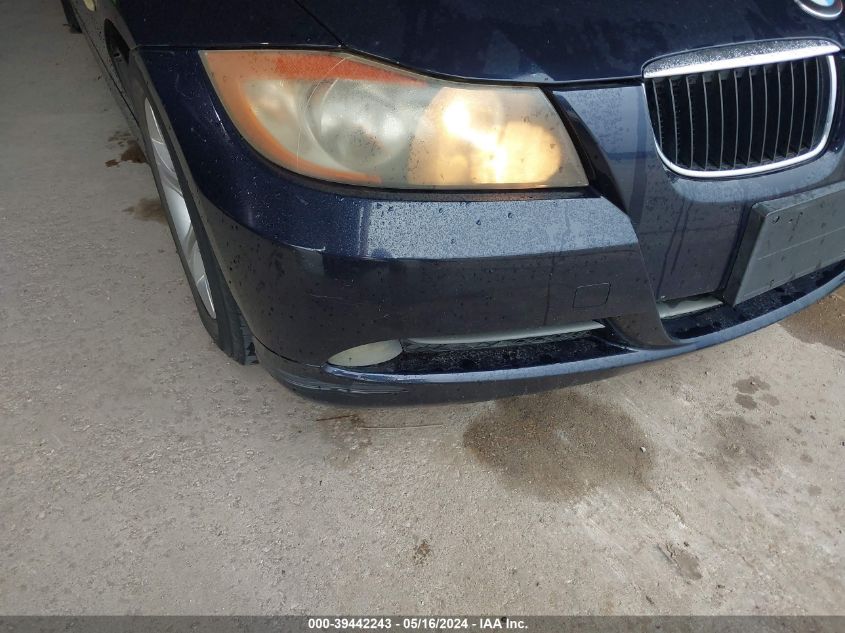 2008 BMW 328I VIN: WBAVA37528NL57830 Lot: 39442243