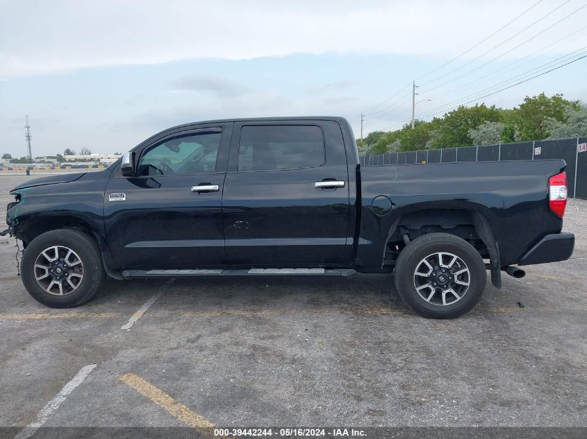 2019 Toyota Tundra 1794 5.7L V8 VIN: 5TFAY5F17KX783290 Lot: 39442244