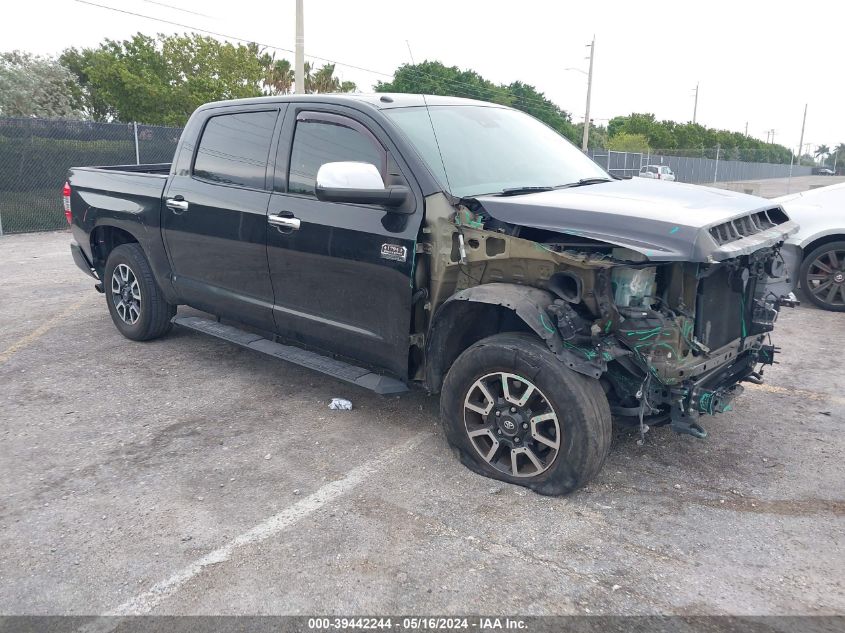 2019 Toyota Tundra 1794 5.7L V8 VIN: 5TFAY5F17KX783290 Lot: 39442244