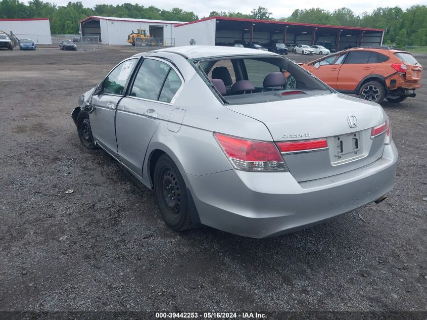 2012 Honda Accord 2.4 Lx VIN: 1HGCP2F36CA245763 Lot: 39442253