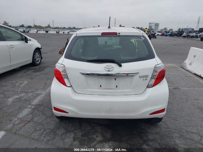 2013 Toyota Yaris Le VIN: JTDKTUD31DD553380 Lot: 39442278