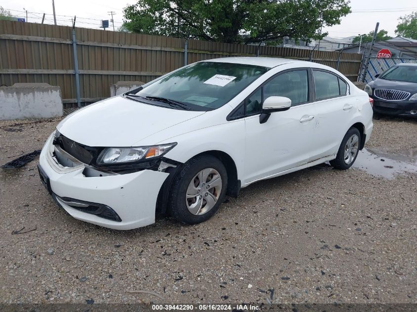 2015 Honda Civic Lx VIN: 19XFB2F52FE111040 Lot: 39442290