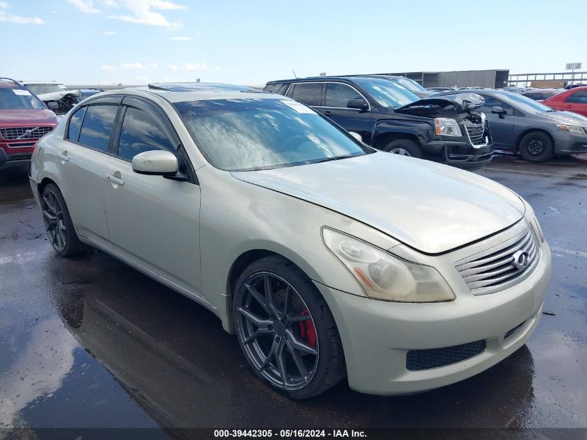 2007 Infiniti G35X VIN: JNKBV61F77M806791 Lot: 39442305