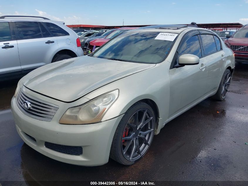 2007 Infiniti G35X VIN: JNKBV61F77M806791 Lot: 39442305