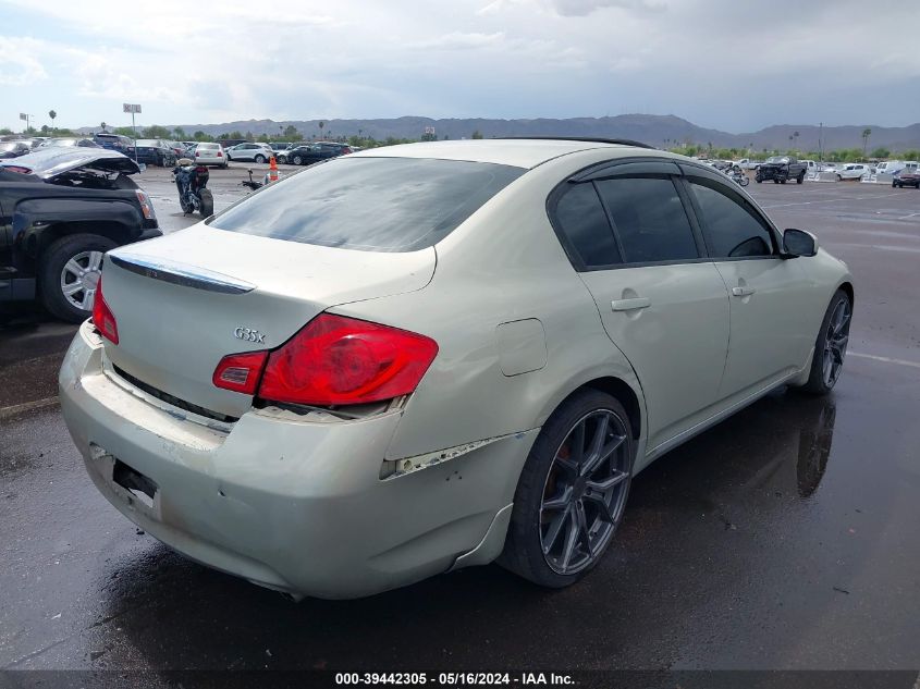 2007 Infiniti G35X VIN: JNKBV61F77M806791 Lot: 39442305