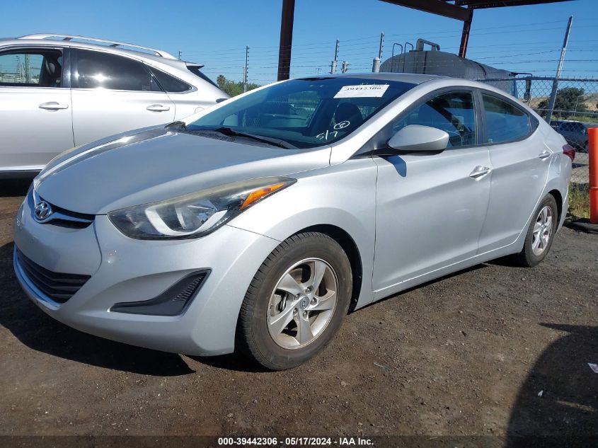 2015 Hyundai Elantra Se VIN: 5NPDH4AE9FH643051 Lot: 39442306