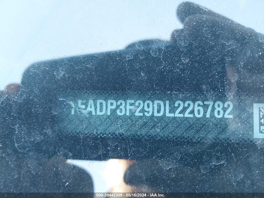 2013 Ford Focus Se VIN: 1FADP3F29DL226782 Lot: 39442309