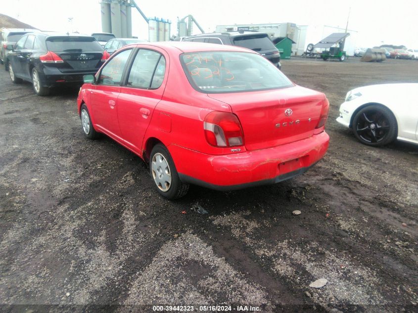 2001 Toyota Echo VIN: JTDBT123110186551 Lot: 39442323