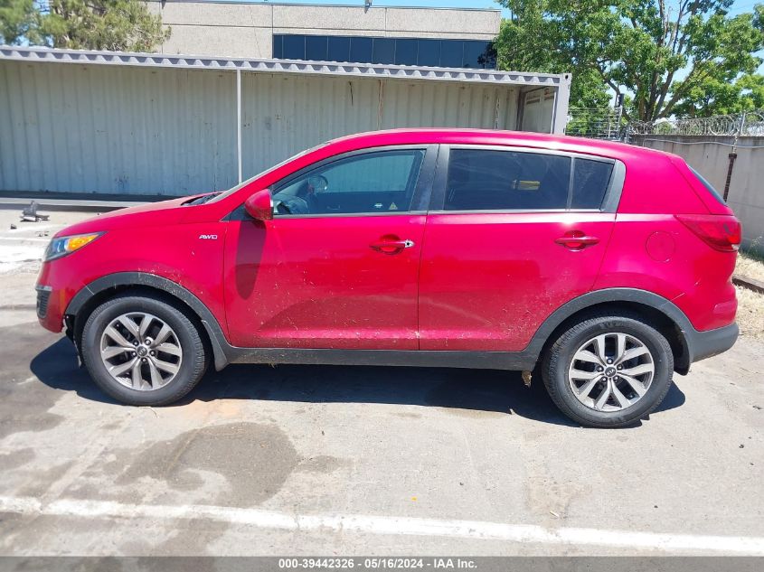 2015 Kia Sportage Lx VIN: KNDPBCACXF7756437 Lot: 39442326