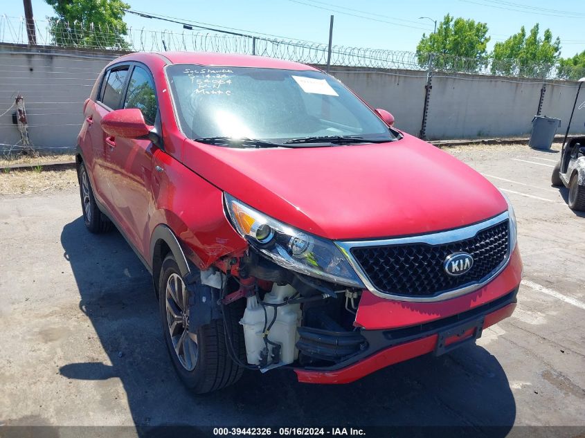 2015 Kia Sportage Lx VIN: KNDPBCACXF7756437 Lot: 39442326