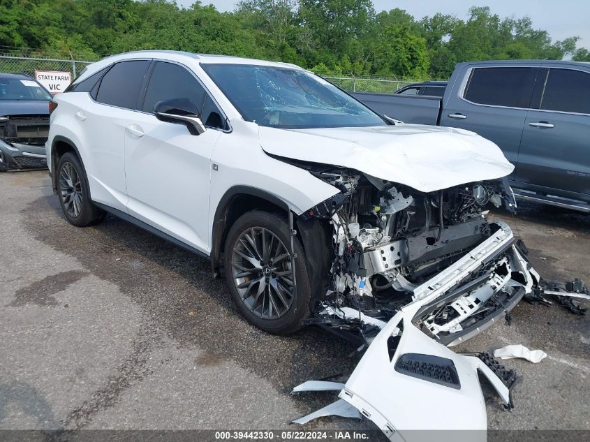 2022 Lexus Rx 350 F Sport Handling VIN: 2T2YZMDA1NC367825 Lot: 39442330