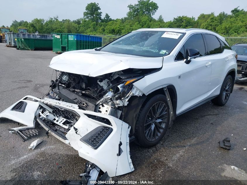 2022 Lexus Rx 350 F Sport Handling VIN: 2T2YZMDA1NC367825 Lot: 39442330