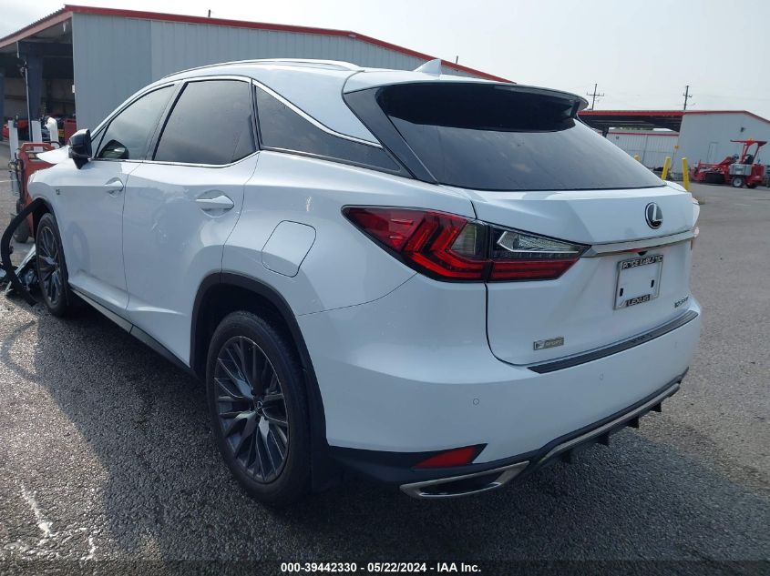 2022 Lexus Rx 350 F Sport Handling VIN: 2T2YZMDA1NC367825 Lot: 39442330