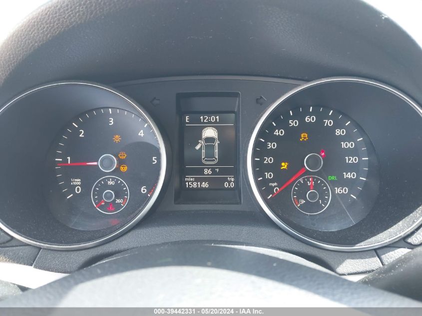 2011 Volkswagen Golf Tdi 2-Door VIN: WVWMM7AJ5BW091434 Lot: 39442331