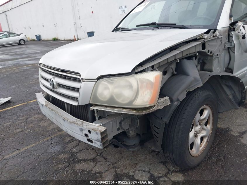 2003 Toyota Highlander VIN: JTEGD21AX30066125 Lot: 39442334