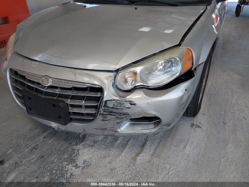 2004 Chrysler Sebring VIN: 1C3EL46J84N394977 Lot: 39442336