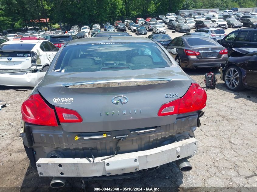 2008 Infiniti G35X VIN: JNKBV61F08M255332 Lot: 39442340