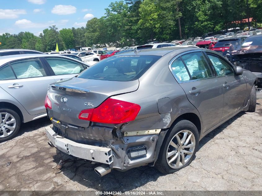 2008 Infiniti G35X VIN: JNKBV61F08M255332 Lot: 39442340