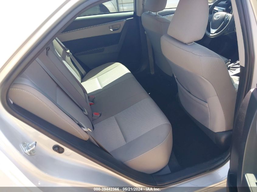 2016 Toyota Corolla Le Plus VIN: 2T1BURHE8GC724231 Lot: 39442366