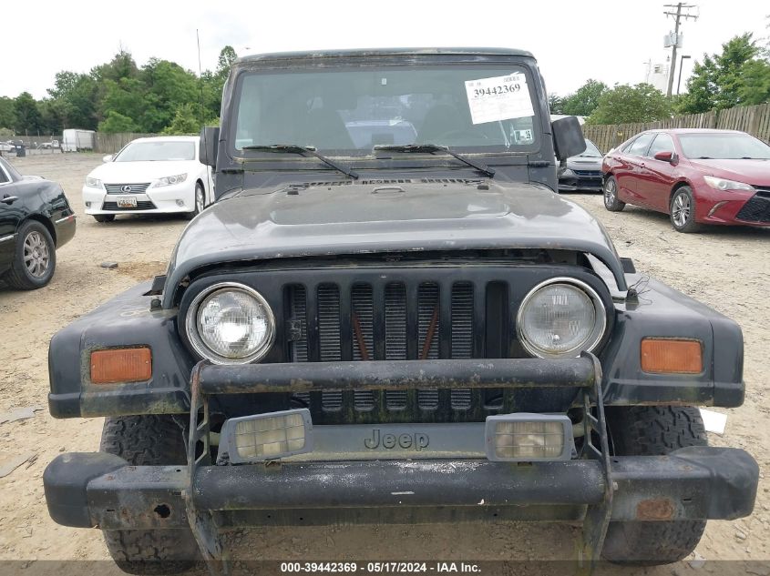 1997 Jeep Wrangler Sahara VIN: 1J4FY49S2VP501026 Lot: 39442369