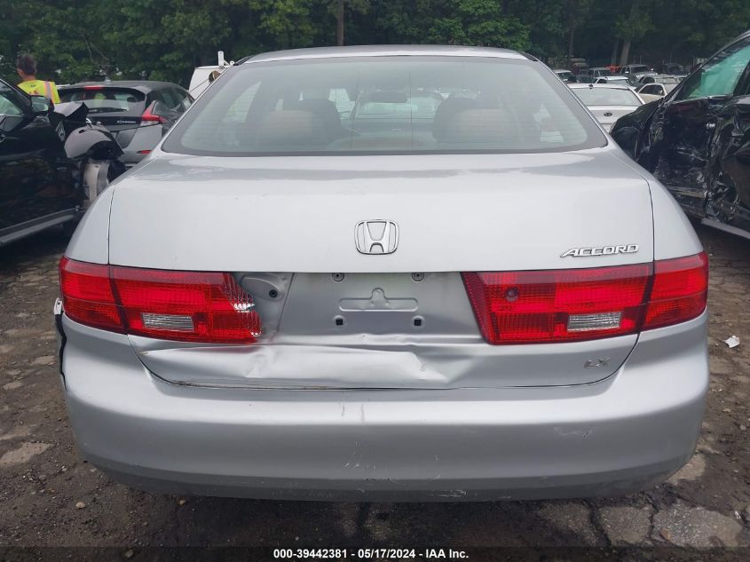2005 Honda Accord 2.4 Lx VIN: 1HGCM56465A085762 Lot: 39442381