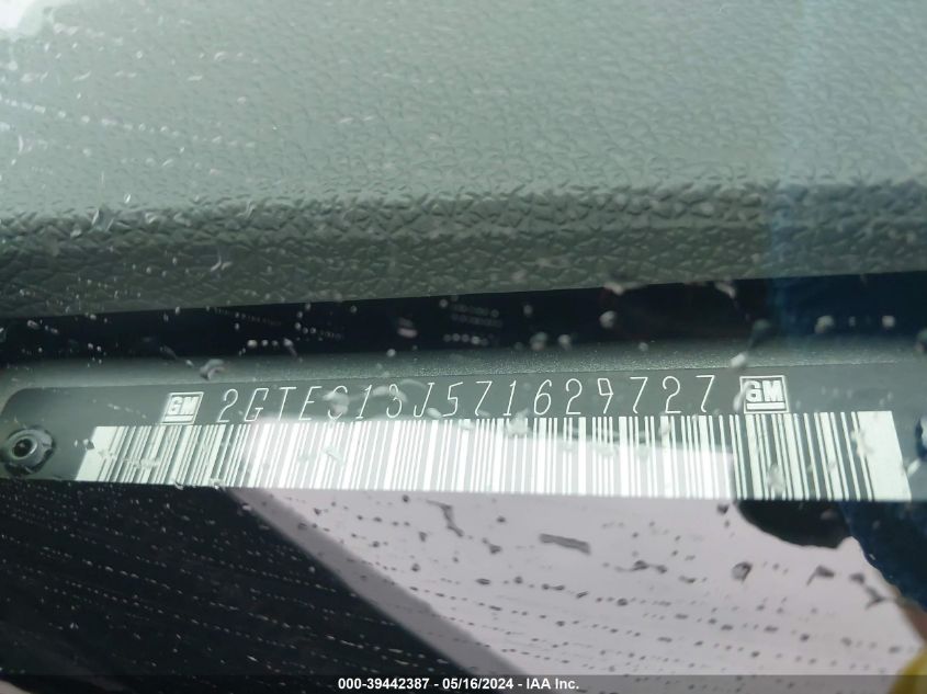 2007 GMC Sierra 1500 Sle1 VIN: 2GTEC13J571629727 Lot: 39442387