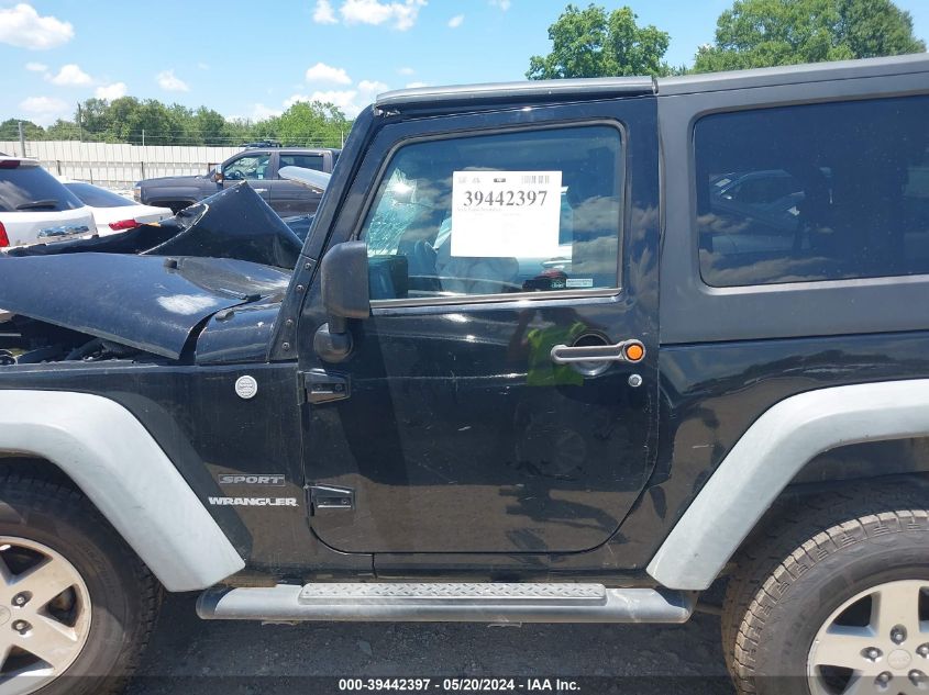 2011 Jeep Wrangler Sport VIN: 1J4GA2D18BL503412 Lot: 39442397