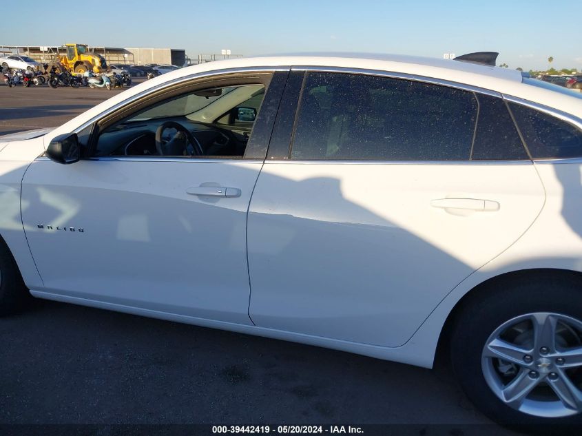 2022 Chevrolet Malibu Fwd Ls VIN: 1G1ZB5ST5NF213156 Lot: 39442419