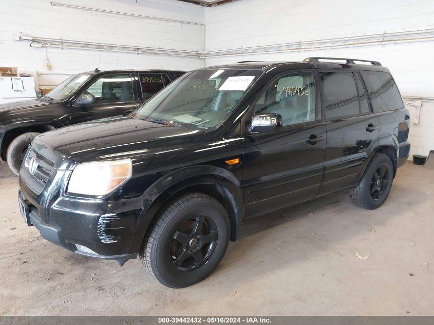 2007 Honda Pilot Ex-L VIN: 5FNYF18587B007846 Lot: 39442432