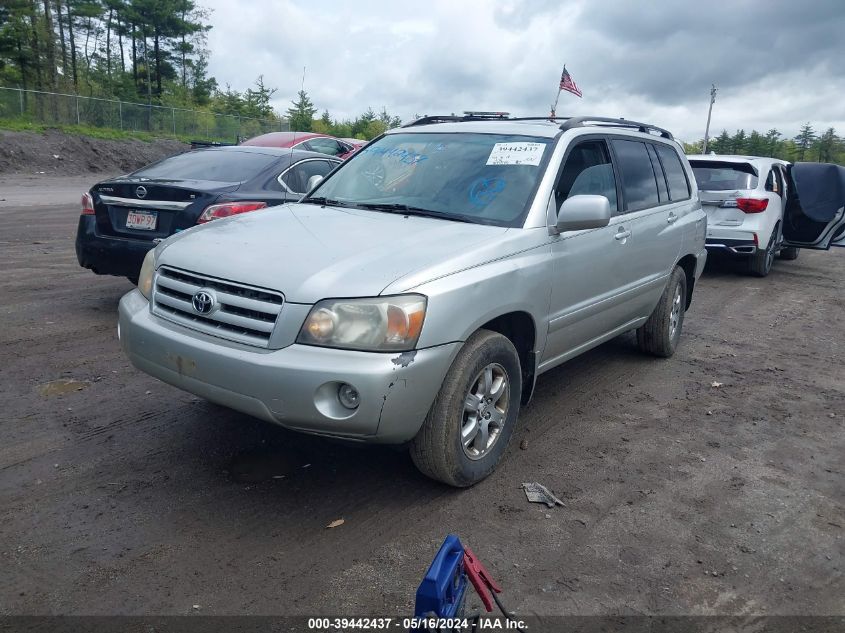 2005 Toyota Highlander V6 VIN: JTEEP21A050096669 Lot: 39442437